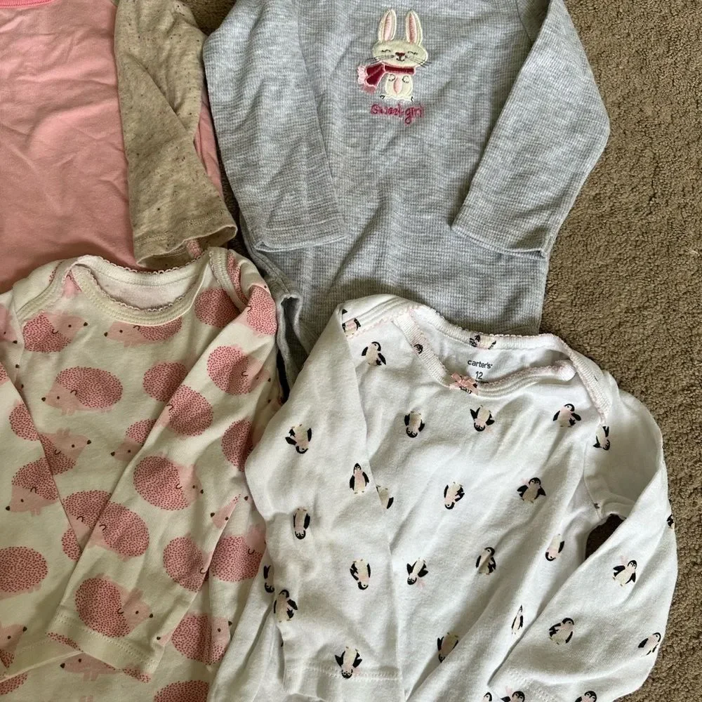Girls long sleeve bundle 12 mths